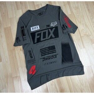 Men’s Fox Racing Big Graphic T-Shirt / Green / Size Small / Racing / Y2K